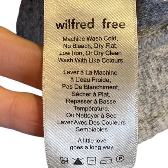 WILFRED FREE Aritzia Zlata Light Gray Long Cardigan Pockets‎ Size XXS - Picture 10 of 10